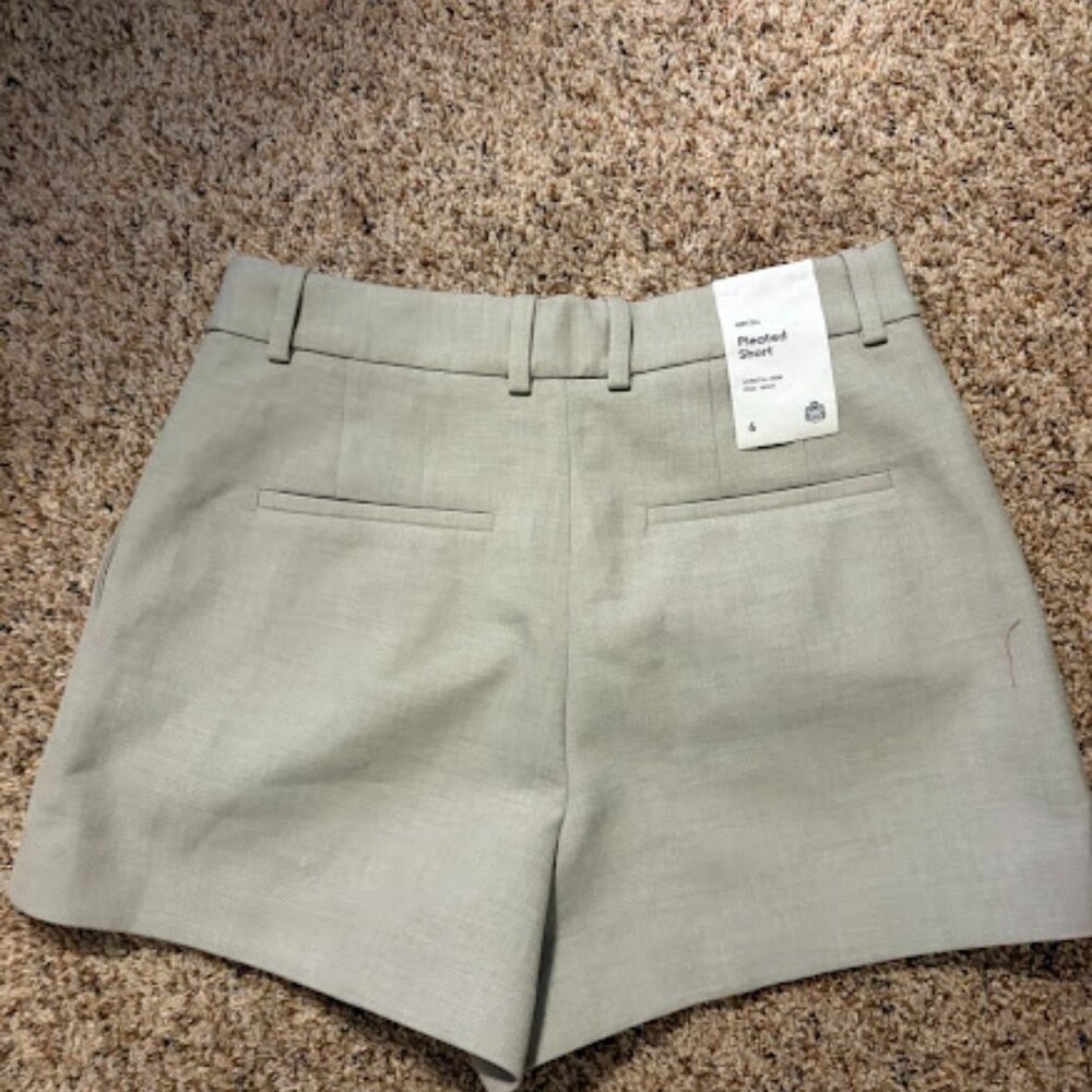 Aritzia Pleated Shorts - Picture 3 of 3